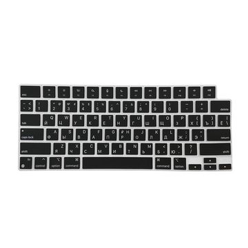 Комплект клавиш клавиатуры USA-RUS для MacBook Air 13″/15″ Mid 2022 - Early 2026 (Чёрный) - Original