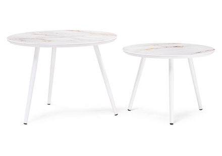 Журнальный стол Woodville Ватсония белый