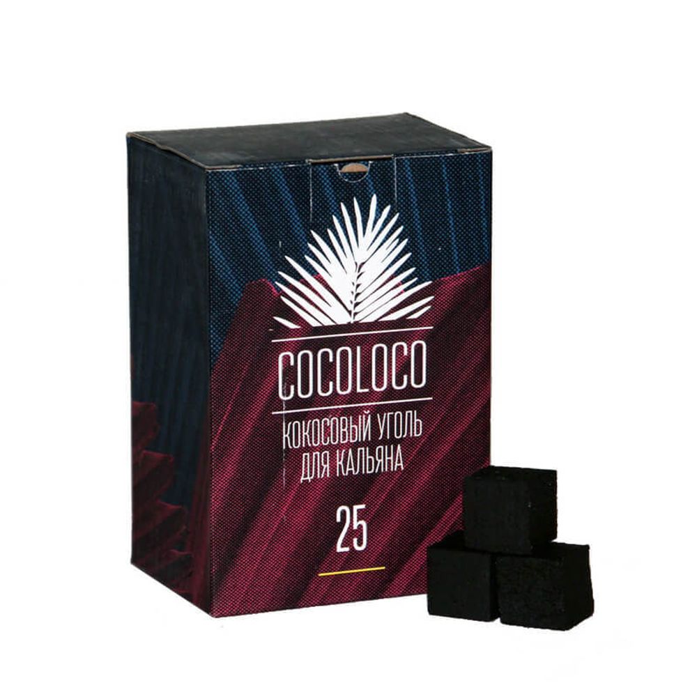 Уголь для кальяна CocoLoco 25mm 72шт