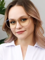 Очки для компьютера имиджевые защитные прозрачные нулевки