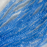 Хрустальные бусины, оттенок "Голубой", 3*2мм, рондель