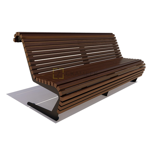 Скамейка садовая «Стрит» (3,0 м лиственница)