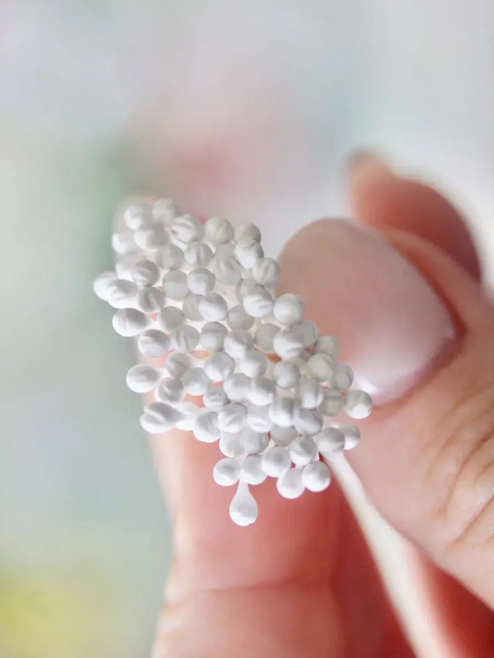 Тычинки круглые с насечками ( 2 пучка)