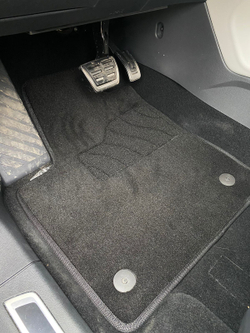 Ворсовые коврики LUX для Volkswagen Teramont (7 мест) 2018-н.в. Seintex.90025