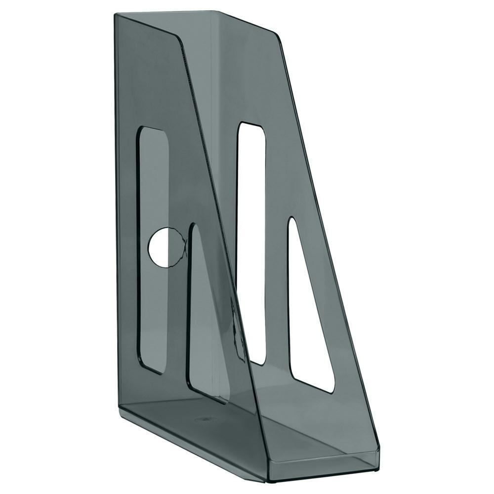 Лоток для бумаг 70мм. вертик. тонир. черный "Актив" (Стамм)