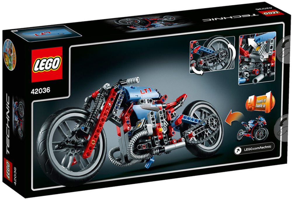 LEGO Technic: Спортбайк 42036 — Street Motorcycle — Лего Техник