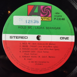 Винтажная виниловая пластинка LP Laura Branigan Hold Me (Japan 1985) (Obi) Forever Young