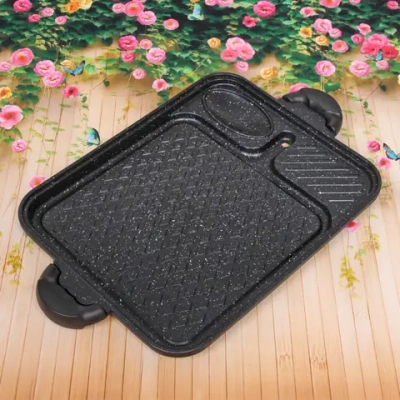 Сковорода для барбекю 36*29*2,5см для портативных плит, индукция