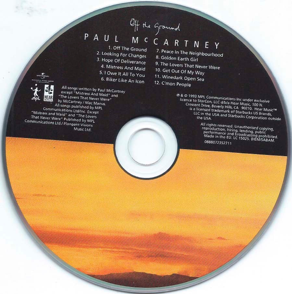 Paul McCartney / Off The Ground (CD)