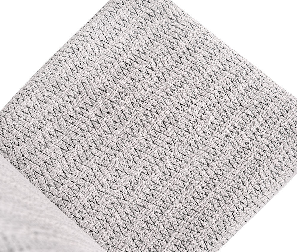 Чехол на стул без оборки Зигзаг, цвет Слоновая кость, Набор 6 шт.