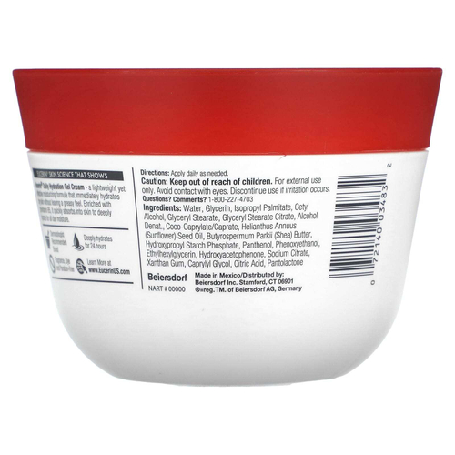 Eucerin, Ежедневный увлажняющий гель-крем, без отдушек, 340 г (12 унций)