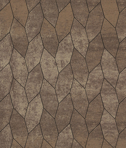 Тротуарная плитка ВЫБОР, форма Скошенный шестиугольник, h=60мм