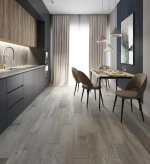 Каменный SPC ламинат AlixFloor City Line Дуб кенийский светло-коричневый
