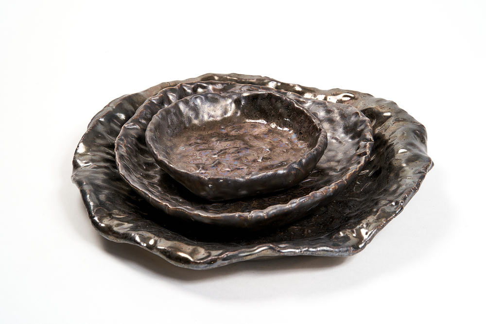 Тарелка плоская под бронзу 210 мм