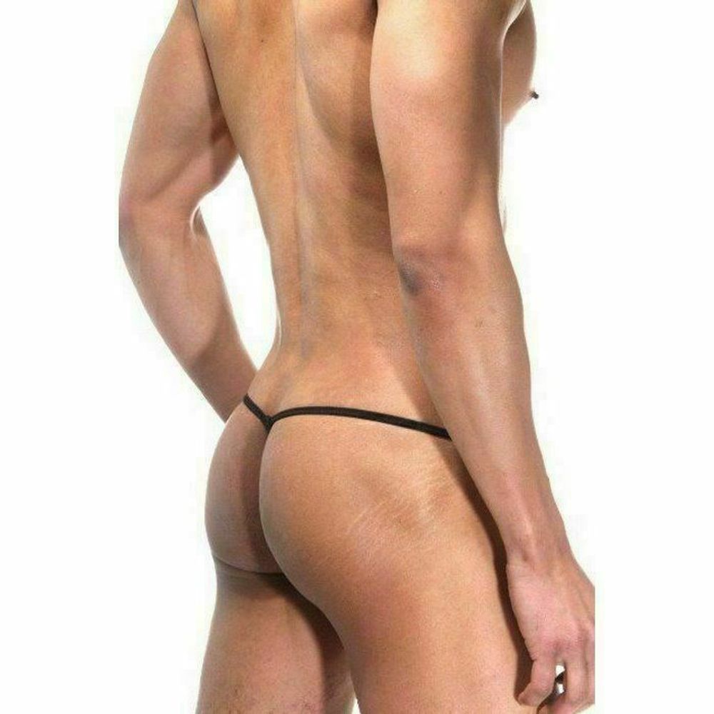 Трусы мужские стринги черные La Blinque LB15008