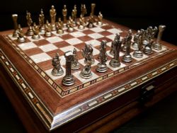 Шахматы Helena Wood Art "Илиада мини" орех антик (2811.WAL.5102.150) 8