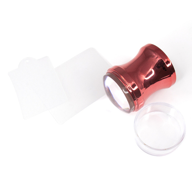 Печать для стемпинга силикон, красная