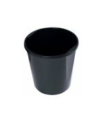 Ведро д/бумаг 19л. цельное черное