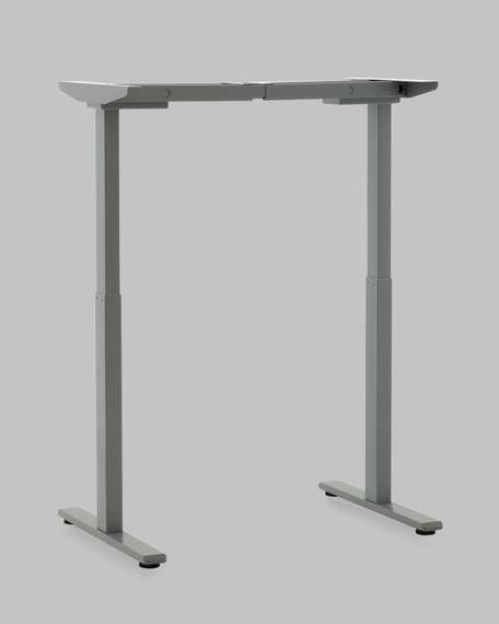Подстолье для стола с электроприводом и регулировкой высоты, 2 мотора, память 3 уровня высоты, серый