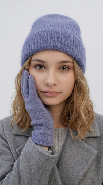 Шерстяные шапки и береты