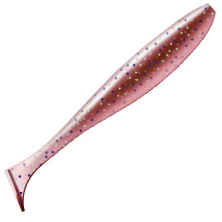 Приманка ZUB-IZI  86мм(3,4")-5шт, (цвет 504) красный с блестками