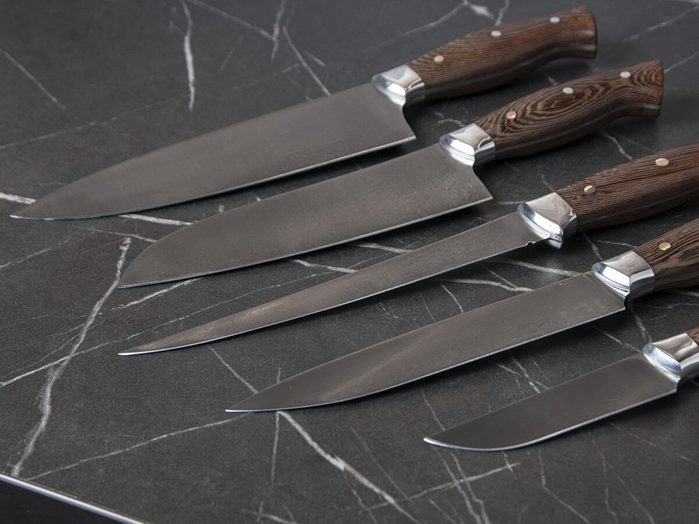 Набор кухонных ножей "Master Sheff Wood"