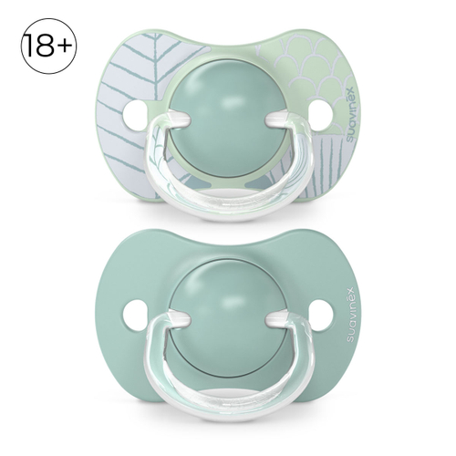 Набор физиологических пустышек Suavinex Dreams бирюзовый, 18+ мес, 2 шт