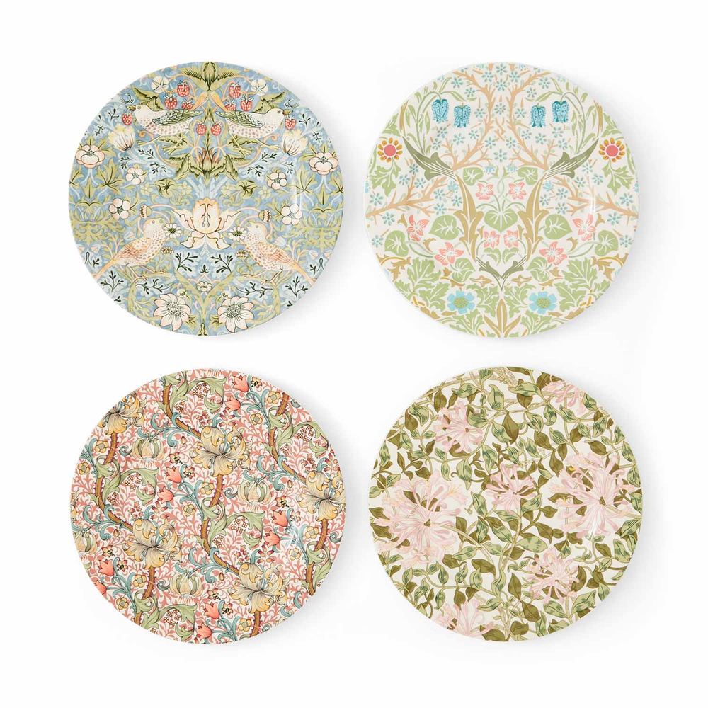 Spode Тарелка Morris & co. Тарелка для завтрака "Золотая лилия" 20 см MCO8845-XG-B