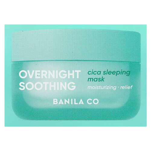 Banila Co, Ночная успокаивающая маска для сна, Cica, 100 мл (3,38 жидк. Унции)