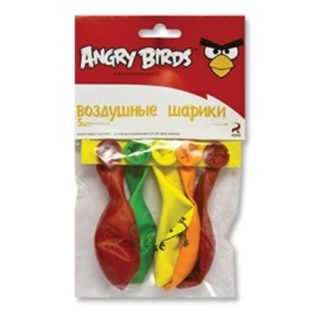 Набор шаров (12"/30 см) Angry Birds 5 шт.
