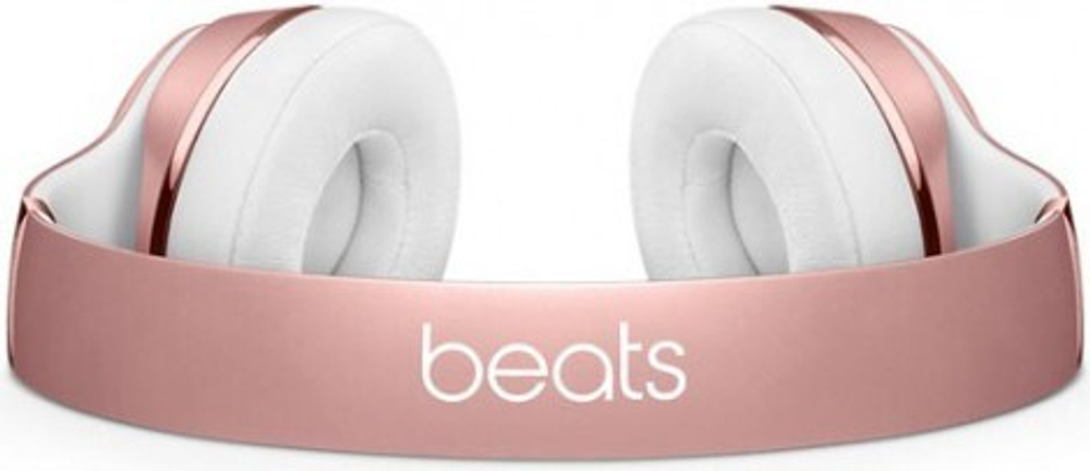 Гарнитура накладные Beats Solo3 1.36м розовое золото/белый беспроводные bluetooth (MNET2ZE/A)