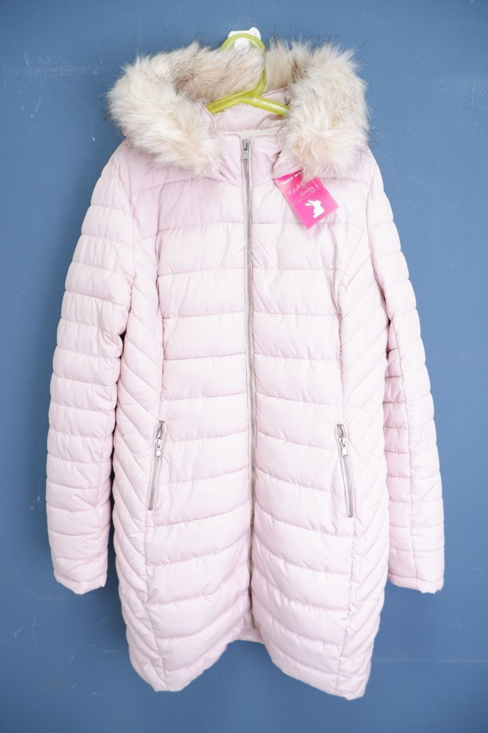 Пуховик Tally Weijl светлый на 14-15 лет, новый