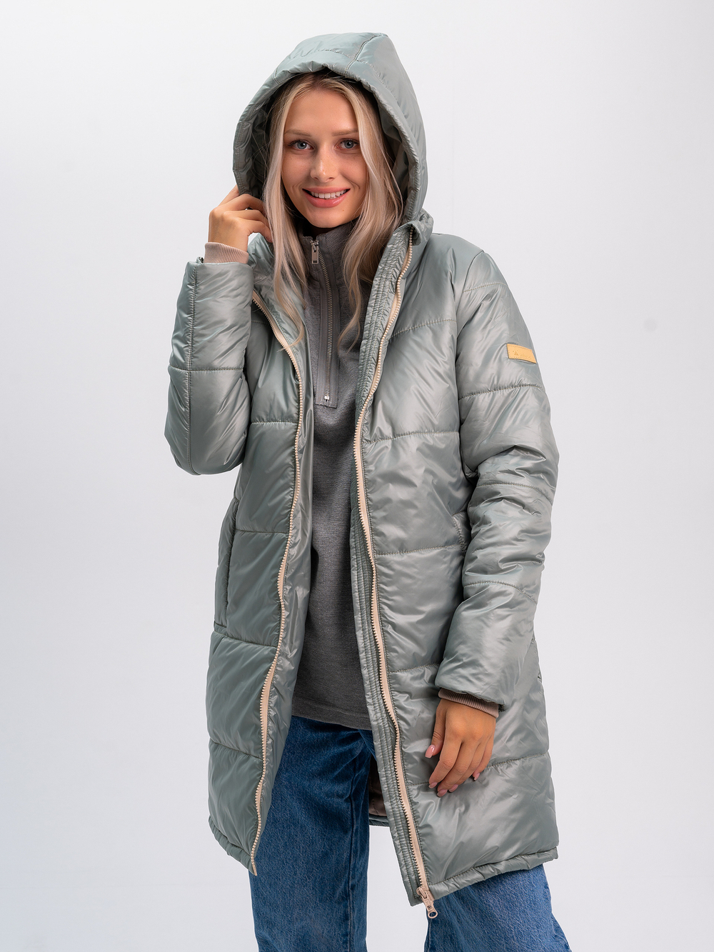 Полупальто зимнее "Альфа" ментол