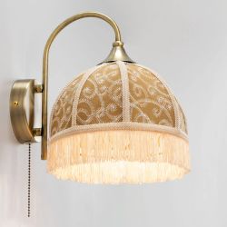 Citilux Базель CL407315 Бра с абажуром Вышивка и выключателем