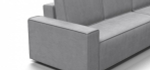 Угловой диван Норд Велюр Монолит сталь