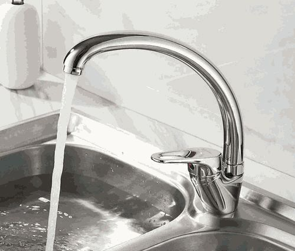 смеситель кухня LEDEME картридж д.35мм боковой с гайкой утка L5913