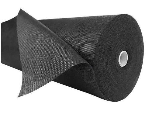 Укрывной материал, спанбонд "Мульча" черная, плотность 60г/м2, 10 х 1.6 м, 66-3-150