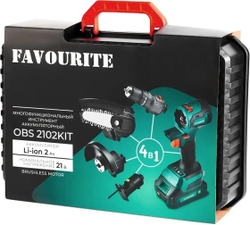 Многофункциональный инструмент акк. FAVOURITE OBS 2102KIT 21В,2Ач (150210204)