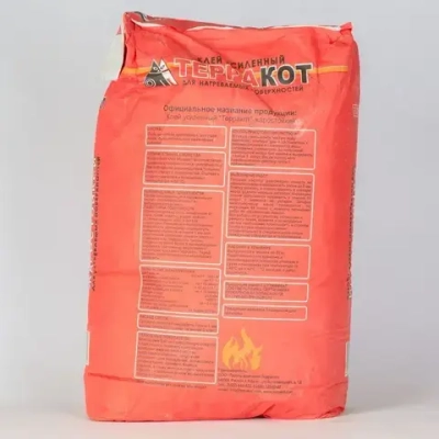 Клей усиленный жаростойкий Терракот (25кг)