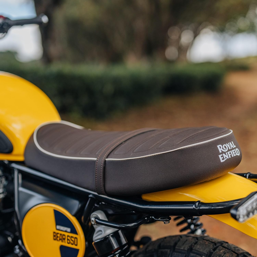 Водительское сиденье Royal Enfield, коричневого цвета, арт. 1990532