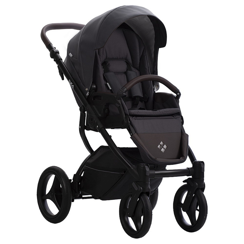 Детская коляска Bebetto Luca Pro 2 в 1 33 т.серая кожа