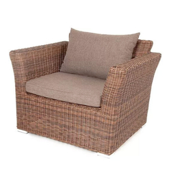 "Капучино" кресло из искусственного ротанга, цвет коричневый