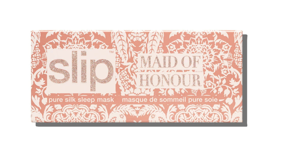 Маска для сна c контуром из 100% шелка SlipSilk, MAID OF HONOUR (Натуральный шелк / Анатомическое строение / серебристо-серый / Silver / Китай / Slip Silk / Женский / Slip Silk вам от BAM!)
