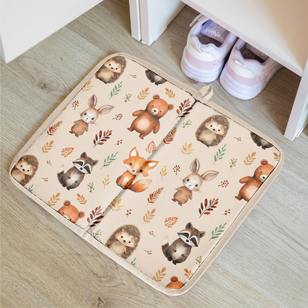 Коврик для переобувания. Лес принт