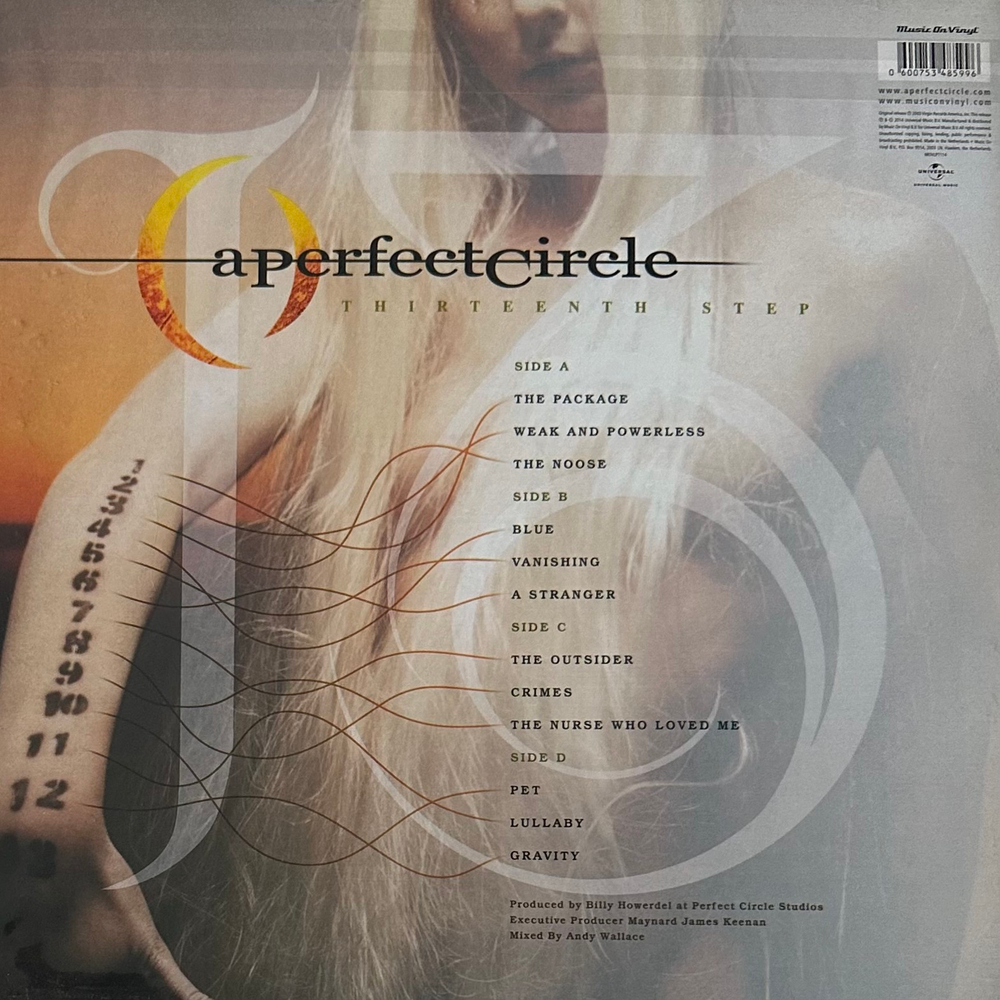 A Perfect Circle ‎– Thirteenth Step 2LP (Голландия 2014г.)