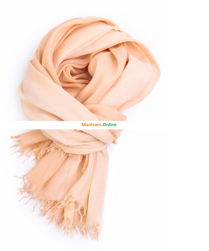 Палантин-Парео материал Вискоза 100% цвет градиент медово-персиковый размер 165x105 см