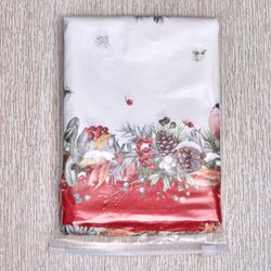 НАБОР САЛФЕТОК ИЗ 2-Х ШТ "МОРОЗКО.СНЕГИРИ",40Х40СМ, 100% ХЛОПОК,КРАСНЫЙ,ТВИЛ