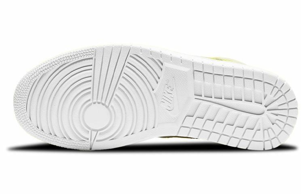 Кроссовки Jordan Air Jordan 1 Mid Lx "Opti Yellow" (Женская размерная сетка)
