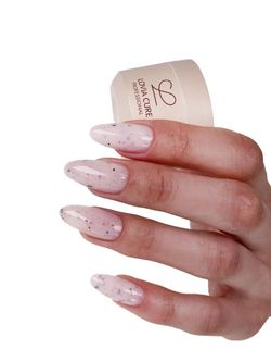 Lovia Cure Builder Gel Rose Milk Dots - Гель моделирующий молочно-розовый, 15 мл2