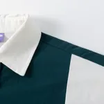 Сорочка Ymkashix Puff белая / изумрудная